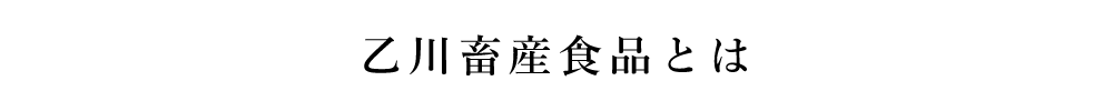 乙川畜産食品とは