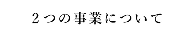 3つの事業について